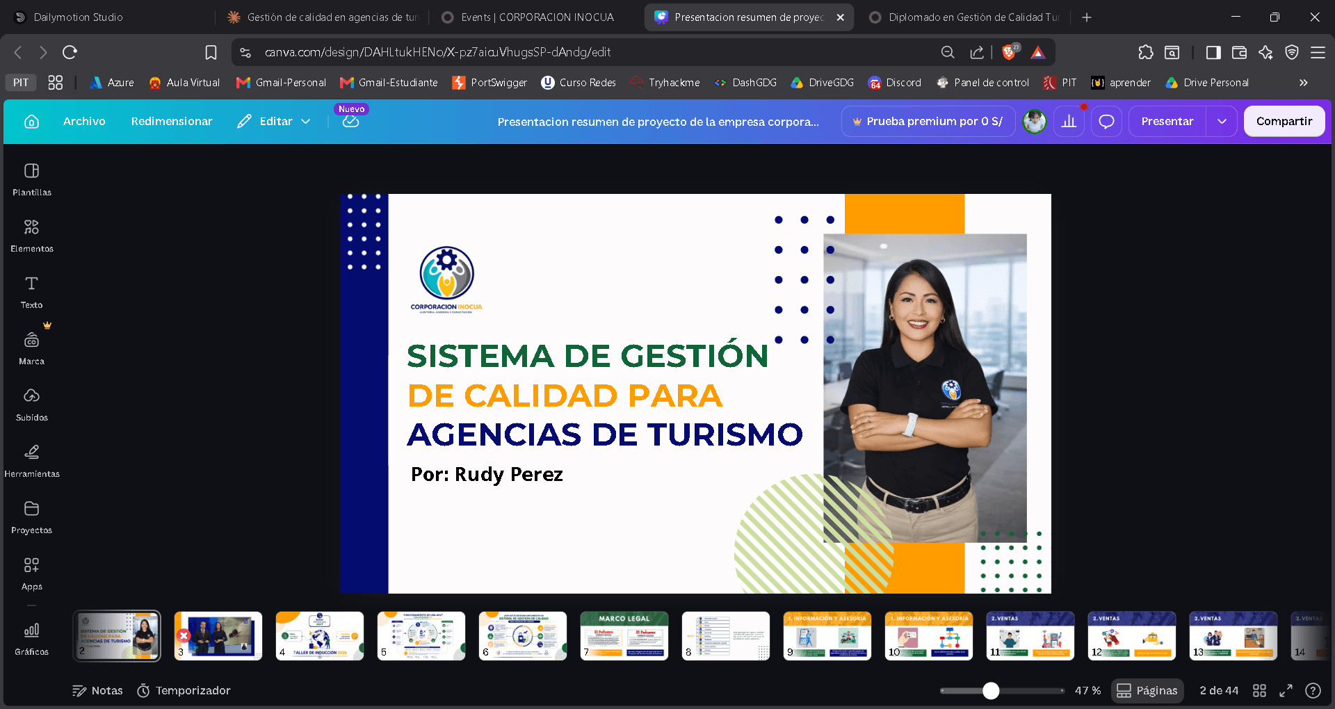 Sistema de Gestión de Calidad para Agencias de Turismo